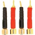 Master Series 4-Pack Speaker Cable Connectors