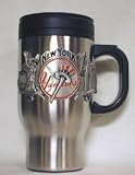New York Yankees MLB Pewter Stainless Steel Travel Mug