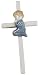 Baby: Small picture for Elegant Baby Hand Painted Wall Hanging Porcelain Cross Boy.