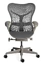 Mirra Chair - Basic Graphite on Shadow by Herman Miller