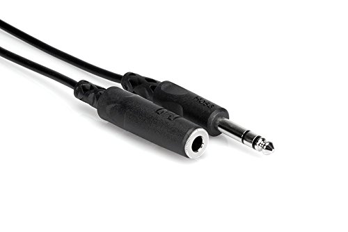 Hosa HPE-325 1/4 inch TRS to 1/4 inch TRS Headphone Extension Cable, 25 feet
