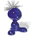 Klammerspender CURLY transparent blau Koziol