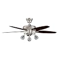 Mason Click-In Ceiling Fan Nickel (52")