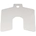 Stainless Steel Slotted Shim, 1mm Thick, Slot Width, Slot Depth, Metric, Pack Of 10