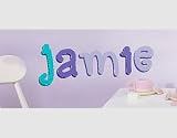 Painted wooden wall letter - kids sweet solid letters Personalization By Kidkraft
