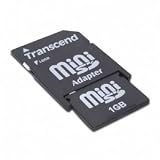 Electronics : Transcend 1GB Mini SD Card MLC