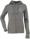 Minnesota Twins Womens Zip Front Hoody Sweatshirt Grey - Small