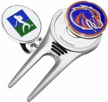 Boise State Broncos Divot Tool Hat Clip With Golf Ball Marker Of 2)