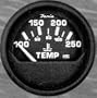 Faria Euro Series Black Engine Temp. Gauge I/O I/B