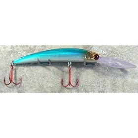 JLVLures JLV lures Diver Casting Trolling Crystal Smelt : Wobbling Wiggling Wiggle Minnow Saltwater Fishing Freshwater Steady Retrieve Stop-Go Tarpon Snook Redfish Deep Zander Barramundi Cod Speckled Trout Striper Pike Muskie Peacock Largemouth Walleye