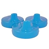 Playtex Baby Spill-Proof Cup Replacement Lids: Flat Top 3-Pack Turquoise