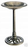 Pedestal Bird Bath - Antique Bronze Colour