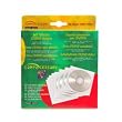Self-Adhesive CD Holders, Polypropylene,10 Sheets/Pack,White
