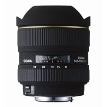 Sigma 12-24mm f/4.5-5.6 EX DG IF HSM Aspherical Ultra Wide Angle Zoom Lens for Nikon SLR Cameras