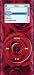 Red Rose - Apple iPod nano 2G (2nd Generation) 2GB 4GB 8GB Hard Case iJacket - Shock Absorbent Hard Protective Faceplate Cover + FREE Rotating Belt Clip Holster + FREE Lanyard + FREE Screen Protector