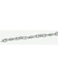 8.5mm X 5mm 14k Fancy Hollow Bracelet 7"