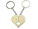 Pair Of Love Keyring - Couple In Heart Shape