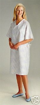 12 Tie Side Hospital Chiropractic Patient Gowns New
