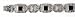 STERLING SILVER MARCASITE BRACELET