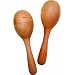 Basic Beat BB013 Pair of Natural Wood Maracas (with 2" Head)