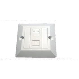 Cat5e Single Socket RJ45 Ethernet Network Face Plate