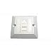 Cat5e Single Socket RJ45 Ethernet Network Face Plate
