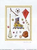 Rollerblade, Art Poster by Karyn Frances Gray