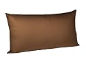 fleuresse Colours Uni-Mako-Satin-Kissen 40 x 80 mit Reißverschluss
