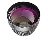 Raynox High Quality Telephoto Lens 1.85X Black - Thread Size 52MM - Raynox DCR-1850 PRO-BL