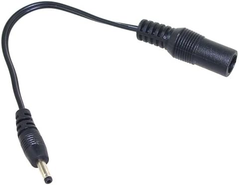 Female 5.5mmx2.1mm to 3.0mm x 1.0mm Male DC Power Plug Cable cord CCTV