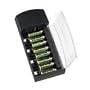 8-Position Battery Charger for Alkaline, NiMH, NiCad Batteries; AA/ AAA/C/D/9V RAYPS3R