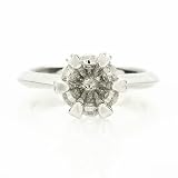 Diamond & Platinum Engagement Ring Mounting