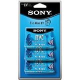 Sony DVC 60-min Premium without chip 3 Pack DVM-60PRL