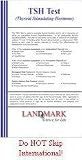 Landmark Diagnostics Home TSH Test; Tests Thyroid Stimulating Hormone Levels in Blood