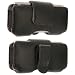 Napa Leather Horizontal Pouch, Black with Micro-Suede Lining, Fixed Belt Clip, Snap Closure LG CE110 CG180 Motorola KRZR K1 K1m V3 V3m V3r V3xx ROKR Z6 Nokia 5300 6030 6205 6555 Pantech C150 C810 DUO Samsung U340 U700 Sony Ericsson W580i W810i UTStarcom CDM8630 Coupe