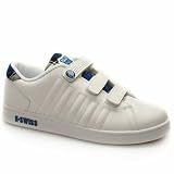 K*swiss Lozan Tonguetwister Strap - 10 Uk - White & Blue - Leather
