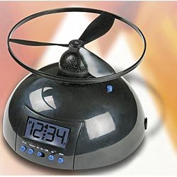 Flying Digital Alarm Clock - Black by BRAND NOT SPECIFIED