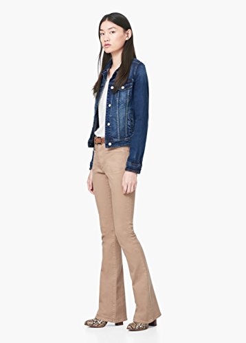 Mango Women's Plumeti Silk Blouse, Off White, 2