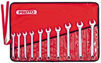 stanley proto j1200k-masd 10 piece 12 point metric combination wrench set