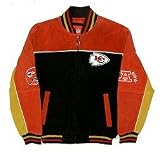 Kansas City Chiefs Classic Suede NFL Jacket, Size= X-Large