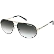 Carrera Master 2/S Adult Aviator Metal Lifestyle Sunglasses - Light Gold/Black/Green Gradient