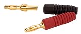 Monster Cable MT R-B Monster Tips Banana Extra-Thick Speaker Cable Connectors (1 pair)