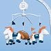 Denver Broncos NFL Football Infant BABY MOBILE Shower Gift Etc.