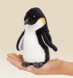 Folkmanis Mini Emperor Penguin Finger Puppet