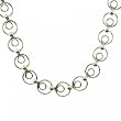 Ladies Cirlce of Love Necklace Made of Solid Sterling Silver