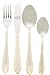 49pc S. Steel Flatware w/ Gold Printing