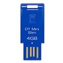Kingston DataTraveler Mini Slim 4 GB USB 2.0 Flash Drive DTMSB/4GB (Blue)
