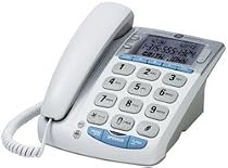 GE 29369GE1 Big Button Corded Desktop Phone with Call Waiting Caller ID and Speakerphone