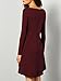 ROMWE Women's Long Sleeve Asymmetrical Tshirt Dress