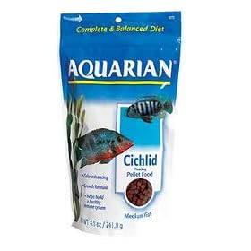 Aquarian Cichlid Pellet Medium 8.5oz by SHOPZEUS